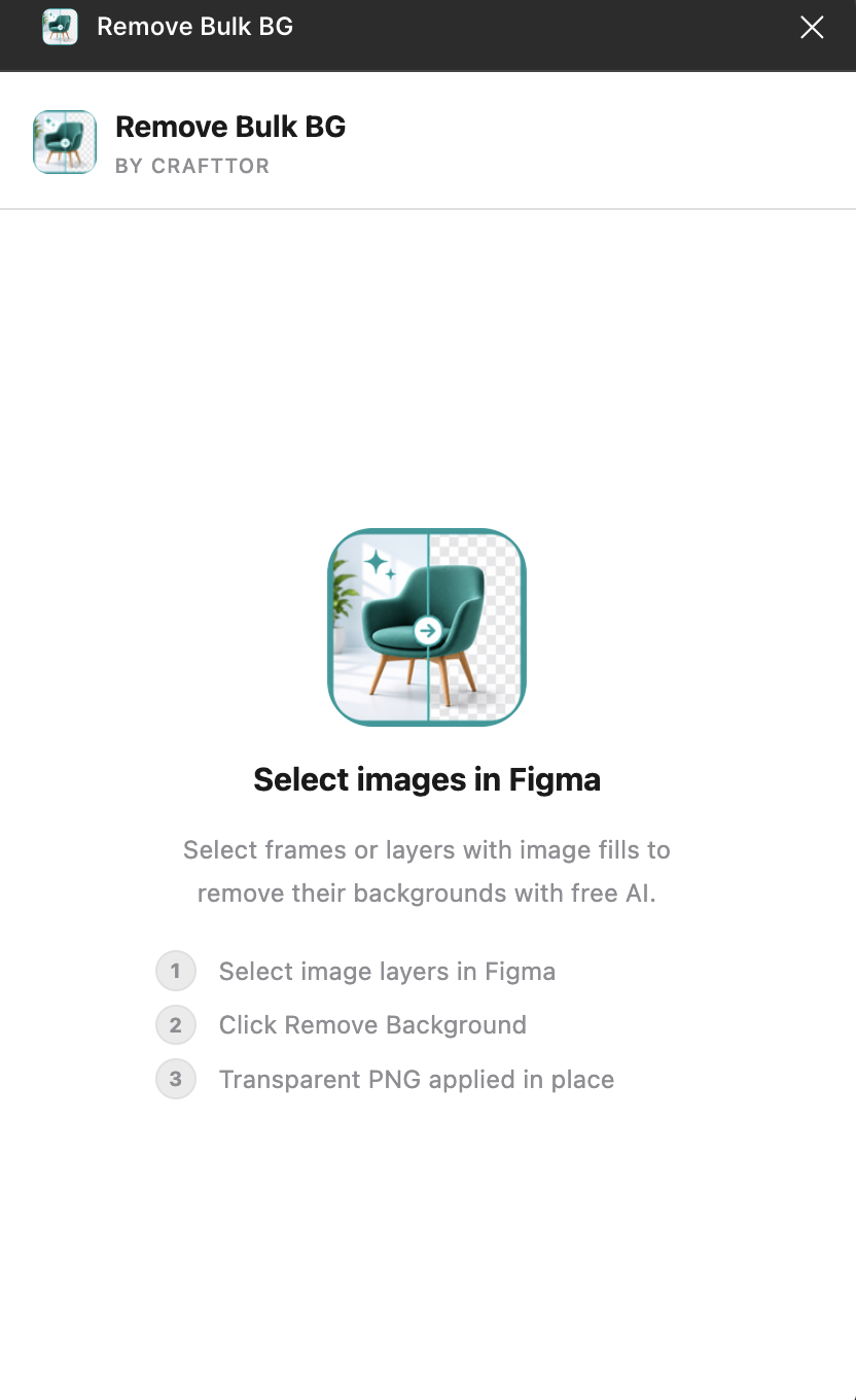 Remove background preview